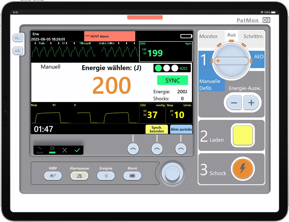 Monitor D3 Kardioversion